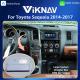 Viknav Linux System For Toyota Sequoia 2014-2017 Decoder Box Wireless Apple CarPlay Android Auto