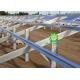 Large Scale Utility Solar Ground Mount System Anodized Aluminum 6005-T5 Material