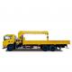 10 Ton Stiff Arm Mobile Truck Mounted Crane With 25 T.M Rated Lifting Moment