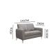 Workshop Fabric Living Spaces Sleeper Sofa , Breathable Small Apartment Couch