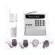 GSM home alarm system with color LCD show screen and keyboard on the host