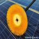 Micro-Gear Rotary Solar Cleaning Tool for Photovoltaic Farms Single-Disc Spin Brush