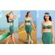 Highly Flexible Mermaid Tail Swimsuit Adult Fish Scales Off Shoulder Style