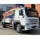 6 Wheels Concrete Pump Truck / Cement boom Truck With 125M3 / H High Output