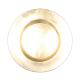 High Quality Gold Spraying Glass Charger Plate for Dinnerware