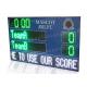 Multi - Sports Digital Score Board And Electronic LED Football Scoreboard In Green Color