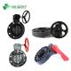 3-12 Inch PVC Plastic Butterfly Valve with Black Body and Normal Valve Stem NB-QXHY