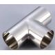 Alloy Steel Pipe Fittings ASTM A815 UNS S31803 Socket Weld Stainless Steel Equal Tee Customized