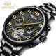 Automatic mechanical KINYUED watch fashion stainless steel mens waterproof automatic mechanical watch