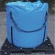 High Strength Blue Recycled Jumbo Bag Storage Full Open Top / Filling Spout Top