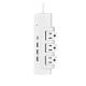 3 outlet UL and CUL Tested Power Strip 1.5ft 3*14SJT Cord with Switch, 3USB