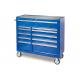 Heavy Wheels Industrial Roller Cabinet 11 Drawer Stainless Steel SPCC Material