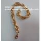 Imitation gold fashion steel jewelry chain bracelet chain bangle