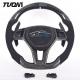 2022 New Sport Weave Leather Mercedes Benz Steering Wheel Amg Carbon Fiber Twill