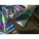 Shining Color Lamination Garment Leather Fabric 0.35mm Thickness Suede Fabric