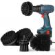 Drill Powered Cleaning Brushes For Pool Tile, Floor, Brick, Ceramic, Marble, Grout, Bathroom, Car, Kitchen (Black)