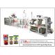 PLC Control Stand Up Pouch Filling And Sealing Machine For ketchup / Sauce 120BPM