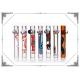 Decals Printed Glass Chillums Hand Smoking Pipes Mini 3 inches
