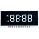 White Digital Clock LCD Display Duty 1/6 Bias 1/2 Negative LCD Display
