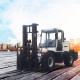 Construction Off Road Forklift 4 Wheel Drive with High Pressure Pump
