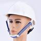 White Safety Helmet For Construction Site Workplace Safety Equipments PP