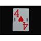 OEM Custom Casino Playing Cards , Quality Embossed Paper Poker Playing Cards