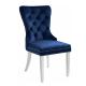 OEM/ODM Furniture Factory Dining Chair velvet fabric solid wood feet Customized chair dining room