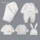 100 Cotton Romper Full Month New Born Baby Clothing Gift Set Organic Newborn Boy Clothes Set Baby Clothes