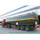 3 Axles Chemical Tanker Truck for 30 - 45MT Hydrofluoric Acid / HCL Transport