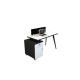 Customizable 4-6 Person Desk and Chair Combination Workstation for Business Premises