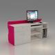 Luxury MDF Clothing Shop Checkout Counter , Restaurant Cash Register Counter
