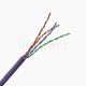 Indoor Cat 5e Lan Cable UTP 24AWG 4 Pairs 0.5mm CCA Conductor For Multi Media