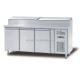 Slotted Fresh-Keeping Salad Bar Display Counter Table Workbench Pizza Prep Cold Table Top Undercounter Fridge
