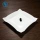 Square Porcelain Plates White Thicken Anti Scalding Simple Atmosphere