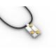 Tagor Jewelry Top Quality Trendy Classic 316L Stainless Steel Necklace Pendant ADP101