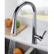 Commercial Kitchen Sink Faucet , Modern Single Handle Bathroom Faucet