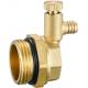 6008 Manifold Parts Male Screwed Brass Air Exhaust for Extruded Profile Main Passage with Teethed Draining Hose Outlet