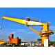 Electric Hydraulic Lift Marine Deck Crane With HG70 Steel Stiff Boom