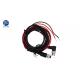 Female To Male DC BNC RCA Cable Extension For Car Audio Monitoring System