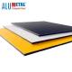 0.4MM 1250mm Fire Rated Aluminium Composite Panel PE Painted Black Acp Sheet