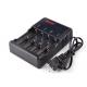 Electronic Cigarette Universal Li Ion Battery Charger 4 Bays 4 Channel Battery Charger