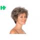 Sheath Synthetic Tanny Short Hair Wig Adjustable Cap Size