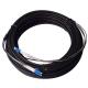 CPRI DLC Fiber Optic Patch Cord , Armoured Fan-out Cable
