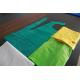 Green / Blue / Yellow Disposable Plastic Aprons Embossed Surface Anti Bacterial