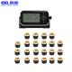 Brass IP67 Car TPMS 433.92MHZ 203psi Tire Pressure Monitoring System