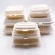 Hotel Biodegradable 600ml Corn Starch Tableware Disposable Clamshell Containers