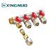 water separator SS valveMax.16bar Brass Manifold Valve 3/4xD16 Brass 4 Way Manifold Distrustion