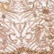 Exquisite Luxury Beaded Wedding Dress Fabric Decoration 3D Embroidery