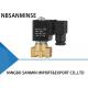 Professional P2 Small Brass Solenoid Valve 3 / 8  Customized High Reliability