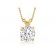 1.20 Carat 14K Gold Necklaces Yellow Gold Material OEM For Anniversary